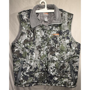 Sitka Elevated Forest Kelvin Prima-loft Down Vest XL